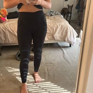 Black Lululemon align high rise joggers - full length - size 0